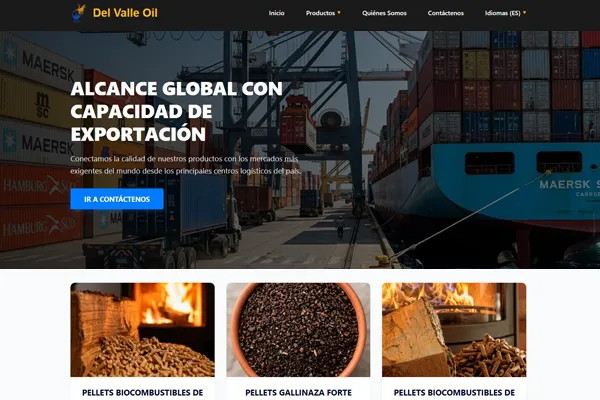 Del Valle Oil - Sitio Web Corporativo