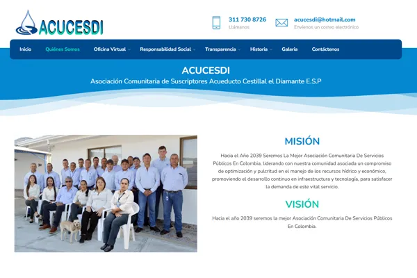 Cestilla El Diamante - Sitio Web Corporativo