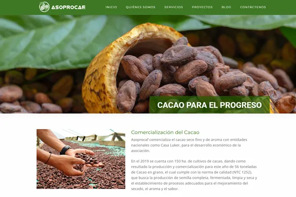 Asoprocaf - Sitio Web Corporativo