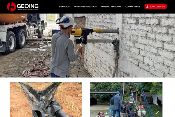 Geoing - Sitio Web Corporativo