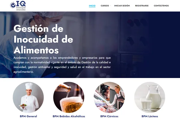 Innoqua - Sitio Web Servicios