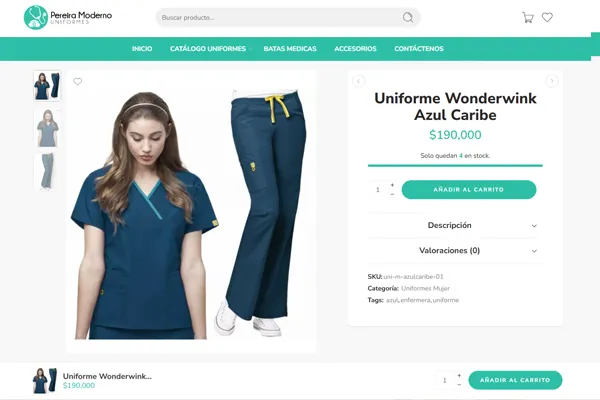 Moderno Uniformes - Tienda Online